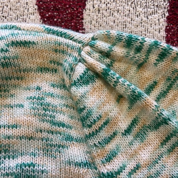LC Lauren Conrad | Space Dye Turtleneck Knit Green/Tan XXL - Picture 11 of 12